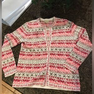 Appleseed’s Size‎ Medium Sweater Beautiful Colors Cardigan #2190